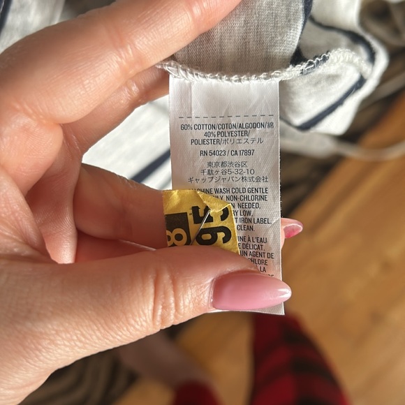 Old Navy Long Sleeve Striped Pocket Tee - Large - Picture 5 of 5